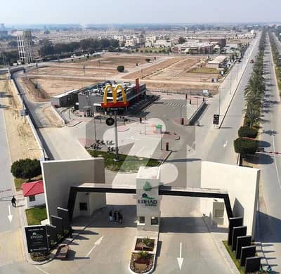 Two Sided Open 10 Marla Commercial Plot Facing Riwand Road Are Available For Sale In Etihad Town Phase 1 Lahore