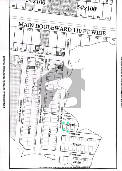 5 Marla Plot In D Block AA4 Street New City Phase-2