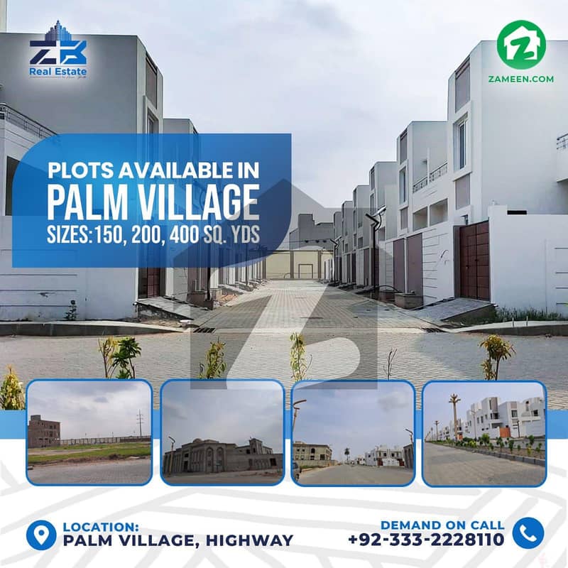 palm village 150 sqyard plot for sale