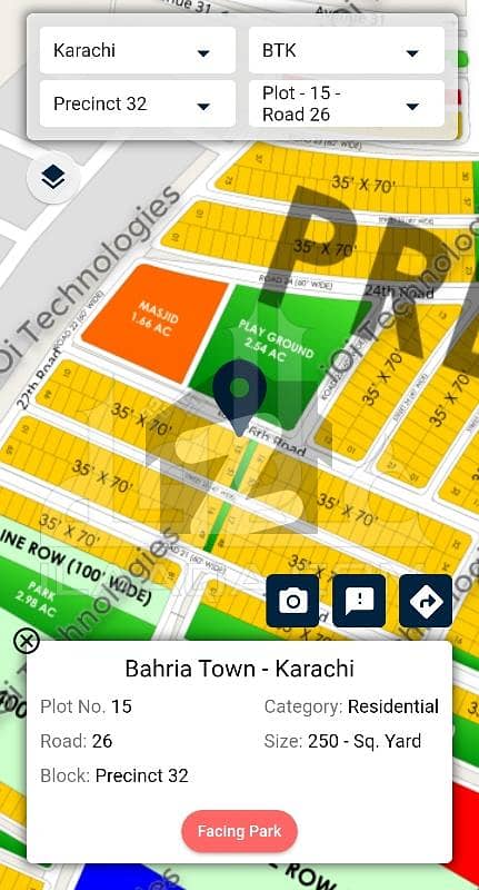 بحریہ ٹاؤن کراچی کراچی میں 15 مرلہ رہائشی پلاٹ 52.0 لاکھ میں برائے فروخت۔ بحریہ ٹاؤن کراچی کراچی میں 15 مرلہ رہائشی پلاٹ 52.0 لاکھ میں برائے فروخت۔