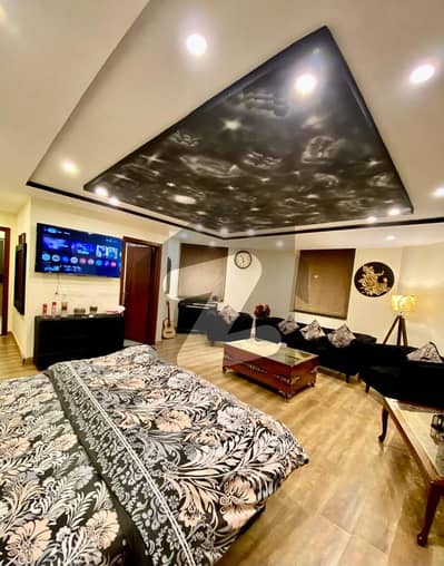 Fully Furnished One Bed Apartment Available For Rent In Gulberg Greens Islamabad.