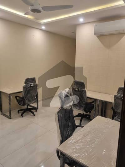 Furnished Office With 6 Seats Executive Conference Room Cafeteria Available In Model Town Link Road