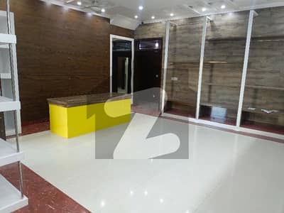 8,Marla Commercial Ground Floor Hall+2Rooms Available For Rent In Johar Town Near Emporium Mall