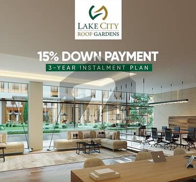 لیک سٹی روف گارڈنز لیک سٹی,رائیونڈ روڈ,لاہور میں 2 کمروں کا 5 مرلہ فلیٹ 3.0 کروڑ میں برائے فروخت۔