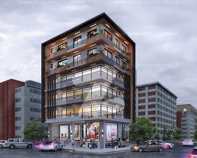 1 Kanal Commercial Plaza Available For Sale In PWD Main Double Road