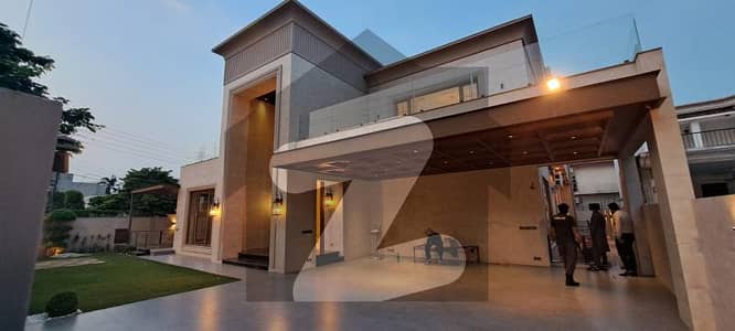 2 Kanal Corner Brand New Classic Design Most Beautiful 7-Bed Room Full Basement Swimming Pool Bungalow Attached Lift For Sale At Prime Location Of DHA Lahore Near To Park Majid & Commercial Market