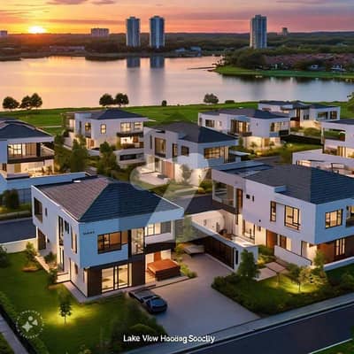 Lake Facing View 8 Marla Commercial Plot Available For Sale In Lake Shore City Islamabad ( Khan Pur Dam)