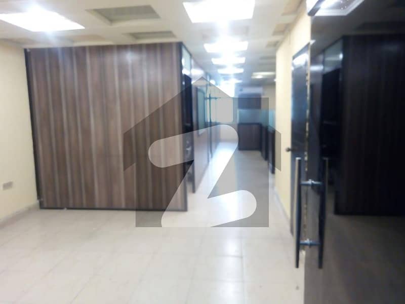 Semi furnished office for rent at main shahra e faisal