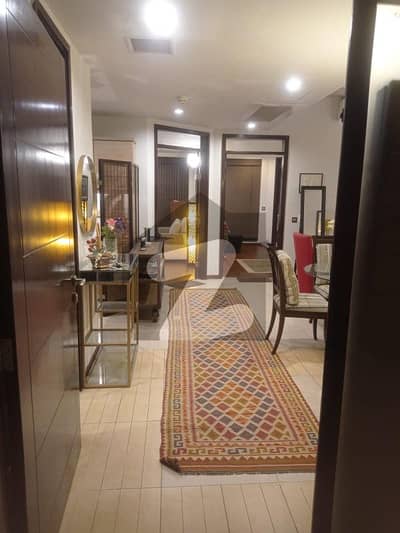 Three Bedroom 1750 Sq/Ft Fully Furnished Apartment With Amazing Furnishing For Rent In Silver Oaks F-10 Islamabad