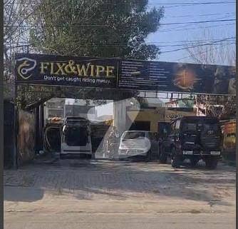 CAR WASH SETUP IN RUNNING CONDITION FOR RENT AT B. O. R MAIN ROAD LAHORE