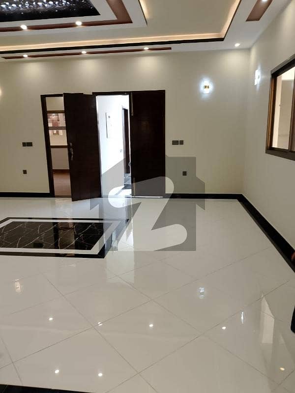 This Is The Ultimate 400sqyd BRAND NEW Luxurious House With Ground Plus 1 Construction, Located At The Stunning Location Of GULISTAN E JOHAR BLOCK 2, All Utilities, 40ft Wide Roads, Complete Documents