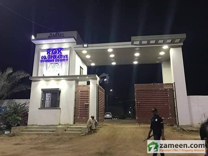 120 Sq. Yards Plot For Sale In Rok Cooperative Housing Society Rok