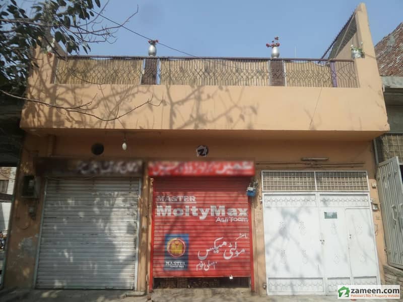 Half Double Storey Commercial House With 2 Shops Is Available For Sale