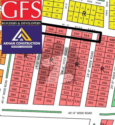 NORTH TOWN RESIDENCY PHASE 1 EXECUTIVE BLOCK 120syd CORNER 60 FEET ROAD FACE Leased Plot