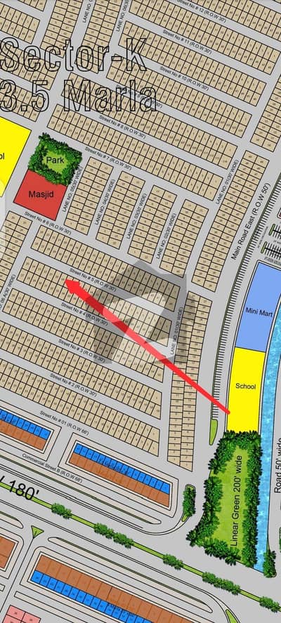 کیپٹل سمارٹ سٹی راولپنڈی میں 3 مرلہ رہائشی پلاٹ 22.0 لاکھ میں برائے فروخت۔