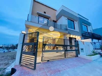 7 Marla Brand New Desinger House For Sale In Bahria Town Rawalpindi Phase 8 Proper Double Unit Most Prime Location Near To Main Boulevard Mosque Commercial Park