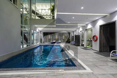 2 Kanal Full Basement Furnished Ultra Modern Luxury Swimming Pool Home Theater House Available For Sale With 32 Kw Solar Installed In DHA Phase 6 Lahore