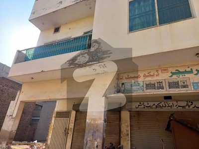 4 Marla Commercial Building Including Shops And Flat In Sahiwal Pak Avenue Colony