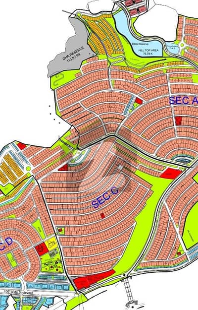 10 Marla Plot Available For Sale DHA 4 Sector C Islamabad.