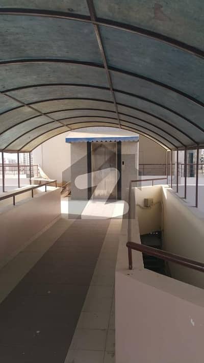 3bed Drawing Dining Apartment is available for rent in Clifton block 8 near 3 Talwaar with drawing lounge west open with lift Standby Generator and car parking well maintained building