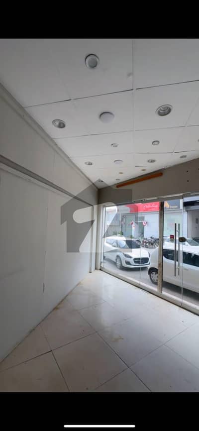 Commercial Prime Location Shop For Rent At Main Mujahid Road.