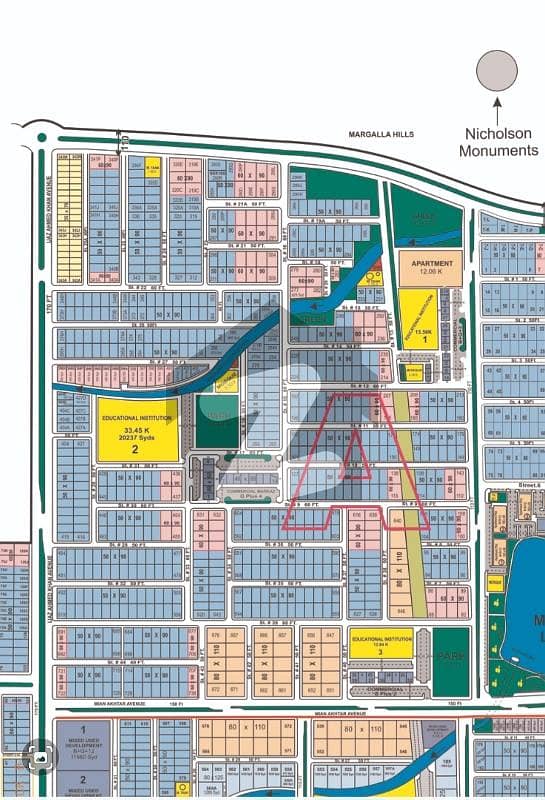 B-17 A block 50x90 plot for sale B-17 A block 50x90 plot for sale