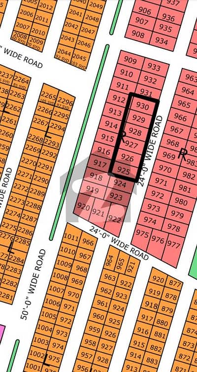 NORTH TOWN RESIDENCY PHASE 1 GOLD BLOCK 120sq Yard Plot