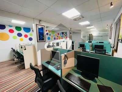 Night Shift Office Available For Rent Main Sharah-e-Faisal 30-35 Staff Capacity