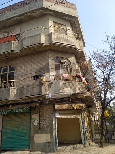 3 Marla triple stories house with 3 shops with gas