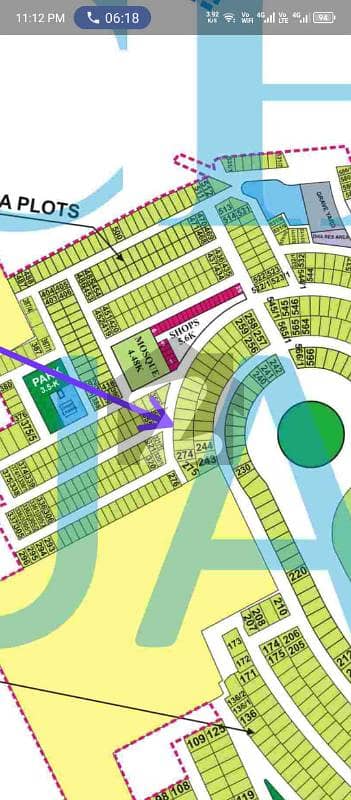8 MARLA RESIDENTIAL PLOT AVAILABLE FOR SALE IN DHA PHASE 8LAHORE