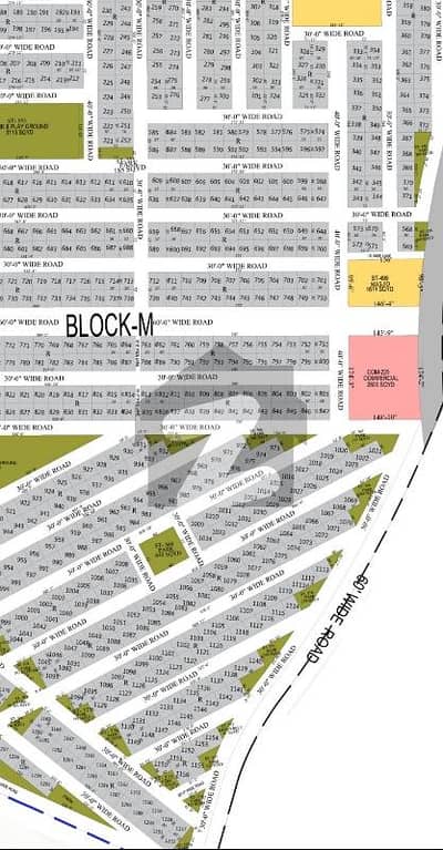 Main Road Facing Plot For Sale Naya Nazimabad - Block M, Naya Nazimabad ...