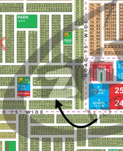 Hot Location 10 Marla Plot For Sale In Block K LDA City Lahore