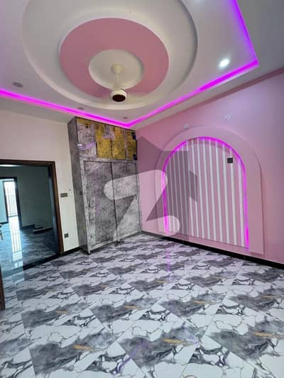 5 Marla Double Story 1 Unit Brand New House 4 Bedrooms With 5 Bathrooms One Big Car Porch Front And Back Open /A Great Material Total House Use Pakistan Cables Wearing All House Install