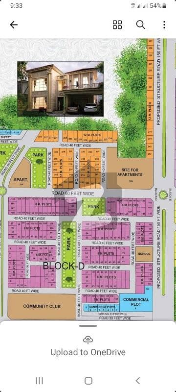 Facing Park Plot For Sale