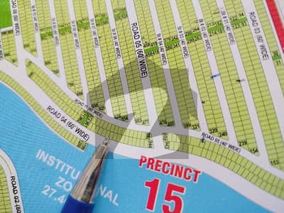 Precinct 15 Heighted Location on Road 4, Bahria Town Karachi