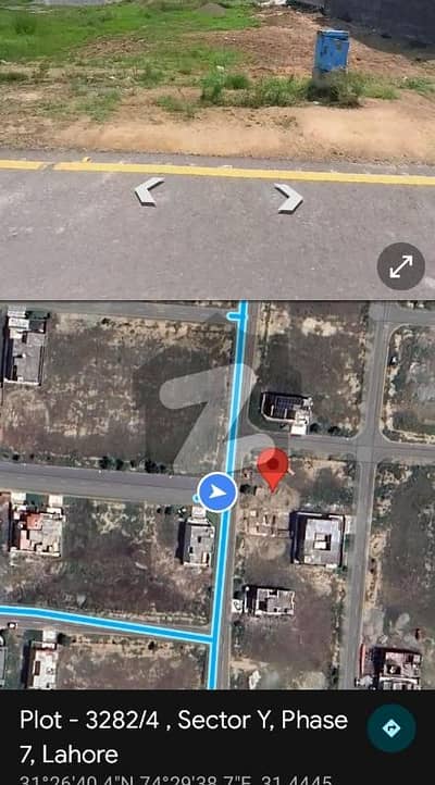 SUFFA offers  10 Marla Facing Kanal/70' Road Residential possesion Plot For Sale In DHA Phase 7