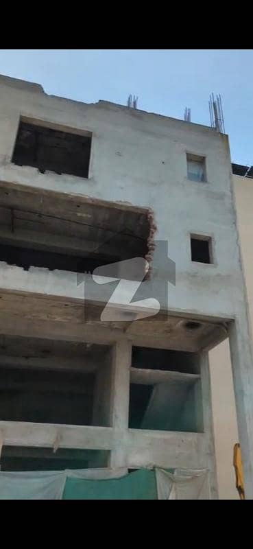 8 Marla Commercial Building 4 Story Gray Stracutre