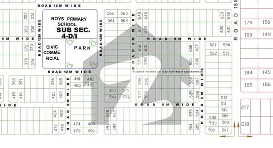 Zone 4 south open 10m plot Regi Model Town Phase 4 - Block D1, Regi ...