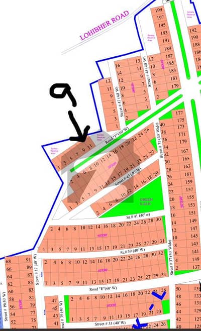 Owner-Direct Sale Prime 1 Kanal Plot For Sale In Naval Anchorage Block L (Plot #9, Road F) Owner-Direct Sale Prime 1 Kanal Plot For Sale In Naval Anchorage Block L (Plot #9, Road F)