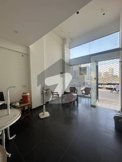 Beautiful Double Height Big Shop Available For Rent In Khalid Commercial ARea