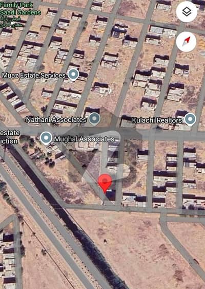 88.8 sq yards Commercial Plot Available For Sale in Saadi Town Block 7
