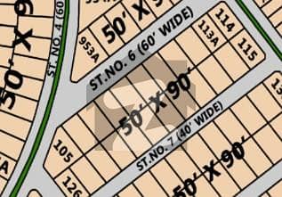 Prime 1 Kanal Residential Plot For Sale On Road B, Street 7 Bahria Town Phase 2