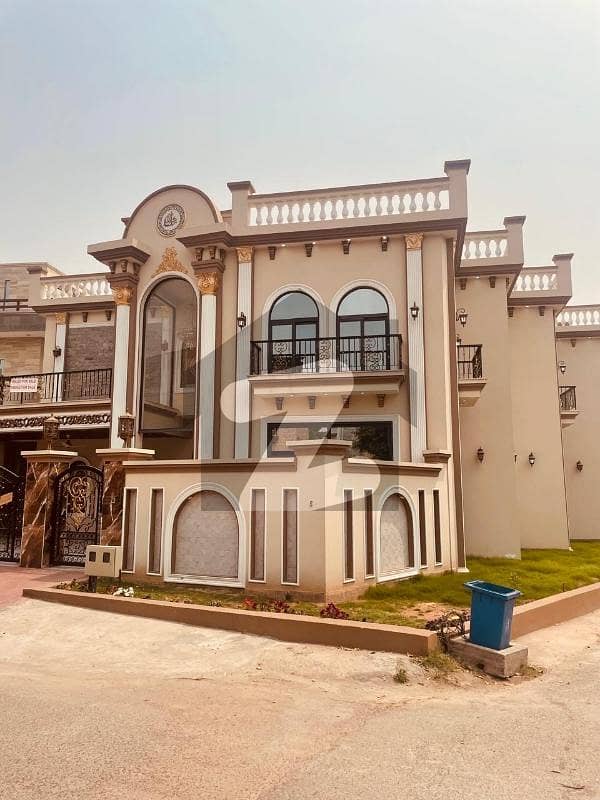 Media Town 19 Marla Corner Rockstar Spanish Design Brand New Very beautiful Hot location House for sale