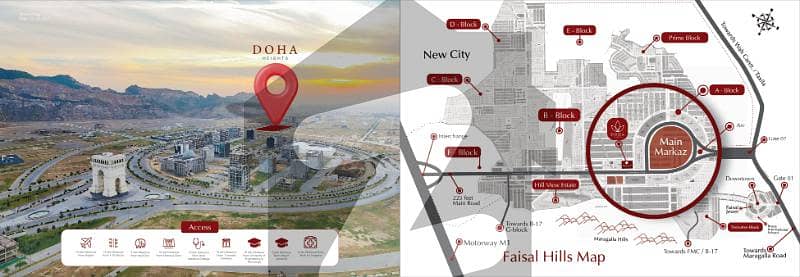 2-BED Apartment With 01 Car Parking total Covered Area 1250 Sqft (5-Marla) Available For Sale in DOHA HEIGHTS Faisal Hills Block A 2-BED Apartment With 01 Car Parking total Covered Area 1250 Sqft (5-Marla) Available For Sale in DOHA HEIGHTS Faisal Hills Block A