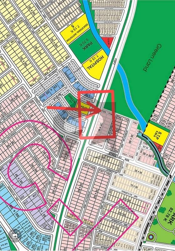 7 Marla Main Double Road Plot For Sale 7 Marla Main Double Road Plot For Sale