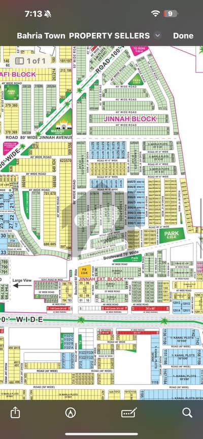 5 Marla Builder Location Plot For Sale In Jinnah Ext Block Bahria Town Lahore