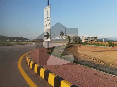 Sector I 8 Marla Residential Plot For Sale Back Open With Green Pach