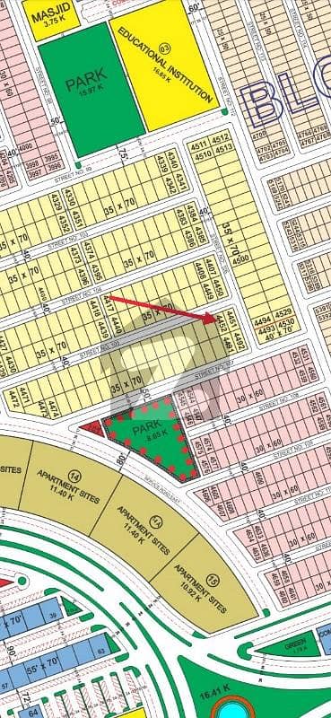 10 Marla Plot Is Available For Sale In A Block