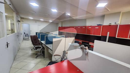 1400 Sq Ft ALMOST FURNISHED OFFICE Is Available At Main Shahra E Faisal 24/7 Building