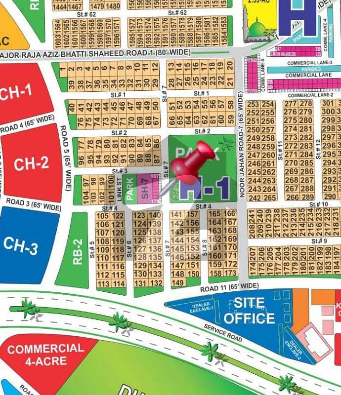 DHA Phase 1 - Sector H 2 Marla Commercial DHA Phase 1 - Sector H 2 Marla Commercial